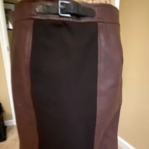 Mixed fabrix skirt